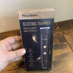 Akunbem Electric Shaver Men/Women Groin & Body Hair Trimmer Wet/Dry